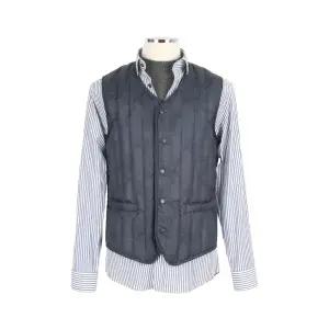 TG패션 네이비 구스다운 V넥 조끼 패딩 T203VTVD537