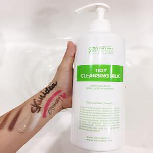 (2개묶음) 타이디 클렌징밀크 1000ml 대용량 피부관리실 클렌징크림