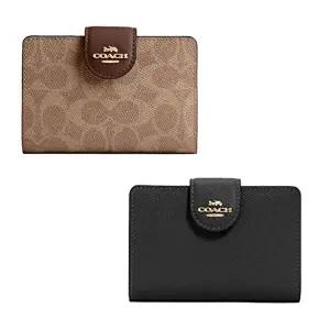 [코치][코치국내배송]미디엄 코너집 반지갑 CW786 IMXHE / 6390 IMBLK