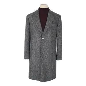 베이직핏 겨울용 스판 물리네 모직 져지 그레이 롱코트 B214LCLW555