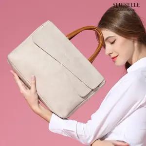 쉬즈엘  폴피레드 여성서류가방  브리프케이스 여자 노트북가방 사각백