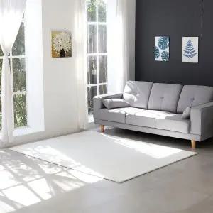 [러그플러스]루나 극세사 러그 물세탁 침실 아기방 거실 카페트 60x150(cm)