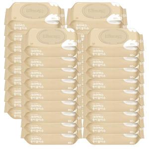 크리넥스 친환경 100% 천연펄프 종이물티슈 80매 x36개