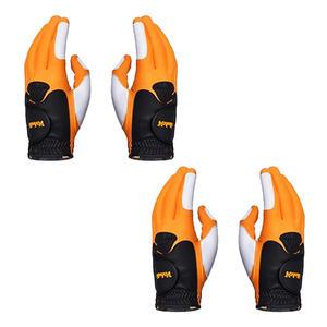 볼빅 신형 원사이즈 컬러 골프장갑 여성용 양손장갑, 오렌지, 2개