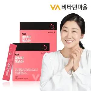 비타민마을 콤부차 복숭아맛 5g 2박스 총180포 대용량