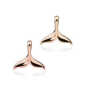 14K 돌고래 꼬리 팬던트 골드 행운 데일리 여성 체인별도 목걸이