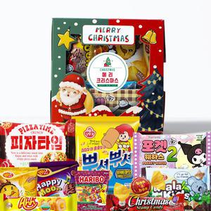 크리스마스 과자세트 종합 선물 산타창문 단체간식 교회 성당