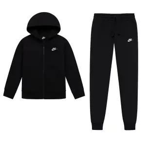 나이키 NSW 코어 플리스 후드 조거 기모 주니어 아동 트레이닝복세트 짐웨어 블랙 BV3634-010