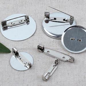 브로치핀 볼판 일자 평판 핀대 브로치 부자재 재료