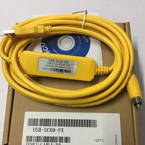 PLC 프로그래밍 케이블 다운로드 케이블 USB-SC09-FX 미쓰비시 FX1S FX1N FX2N FX3U