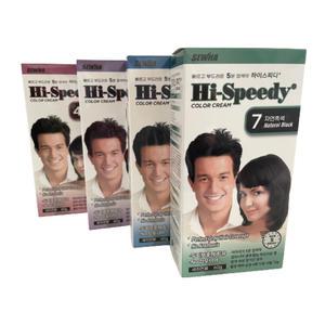 하이스피디 칼라크림 염색약  5개