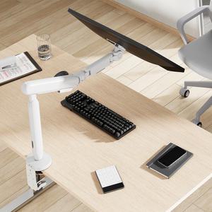 엔산마운트 OL-16 플렉시 스프링 싱글모니터암 TV/모니터 거치대 벽 밀착형 15-35인치 상하좌우 조절 U