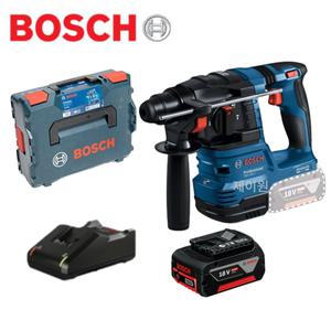 보쉬 무선 전동 충전 해머드릴 함마드릴 GBH18V-22 5.0Ah 1개 세트