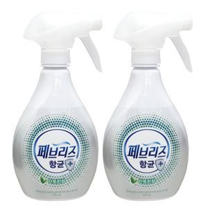 페브리즈 항균플러스 산뜻한향 섬유탈취제 370ml X 2개 / 용기형