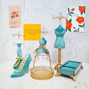 악세사리 목걸이 거치대 악세사리 진열대 반지걸이 (롱드레스)