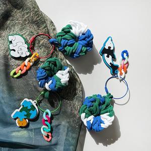 양말목 지구 멸종위기 동물 네임택 키링 DIY 업사이클링 색칠 퍼즐 키홀더 만들기 공예 키트