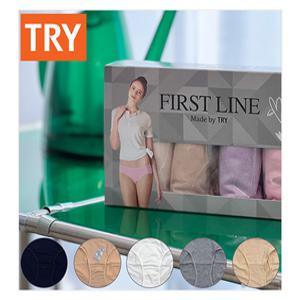 TRY 생리 질염 면 여성팬티 5매입 세트 퍼스트라인 B