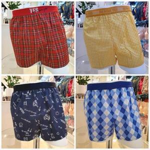 [예스] DP02 남성 면트렁크 팬티 4종세트 레드 노랑 블루 네이비 남자 편한 속옷  (S13816241)