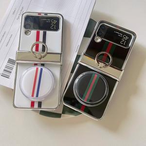 갤럭시 Z플립6 Z플립5 4 3케이스 맥세이프 힌지보호 명품 링 풀커버