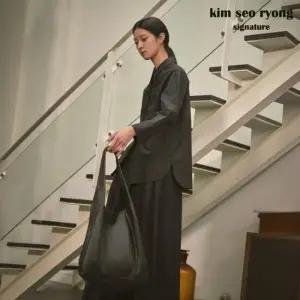 김서룡 시그니처이태리 NAPPA 램스킨 빅토트백