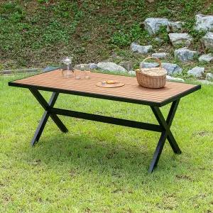 야드니 1800X900 테이블 수지목 야외 카페 정원 간이