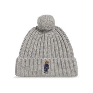 24FW 데님 베어 자수 폼폼 비니 그레이 455931876 002