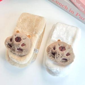 카피바라 목도리 머플러 밍크퍼 뽀송 넥워머 키즈 선물 유아 단체선물 어린이집 유치원