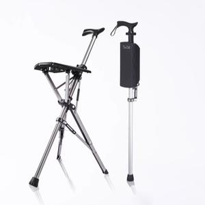 노인 접이식 지팡이 의자 어르신 변신 경량 휴대용 보행보조 손잡이