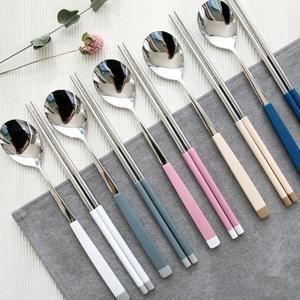 스텐레스 예쁜 신혼부부 가족 데일리 수저세트