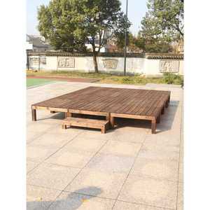 평상마루 야외 평상 만들기 나무우드 정원 마당 원목테이블