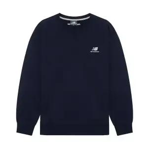 NB 뉴발란스 베이직 스몰로고 프렌치테리 맨투맨 남성 여성 공용 긴팔티셔츠 긴팔티 네이비 NBNCD11013-59