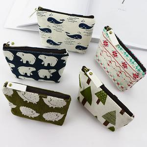 캐릭터 천 면 동전지갑 화장품 미니 파우치 단체 대량 선물
