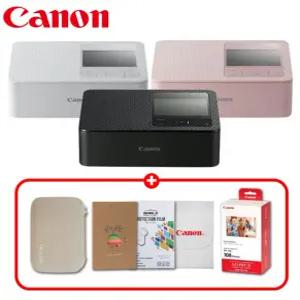 캐논 정품 셀피 포토프린터 cp1500 프리미엄 5종세트/RP-108 용지+포토앨범+하드케이스+극세사융+액정보호필름/TJ