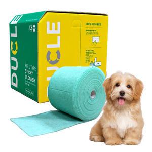 더클 친환경 점착식 청소포 본품 140매 X 3개 사무실 가정용 반려동물털청소