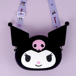 쿠로미 페이스 크로스백 블랙 2XL 1P 어린이 가방