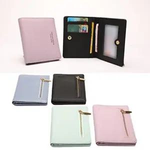 여성 반지갑 카드지갑 포토창 지퍼지갑 미니지갑-WFHLR1D