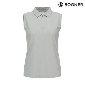 [보그너] 여성 레이형 민소매 티셔츠 G/KHAKI