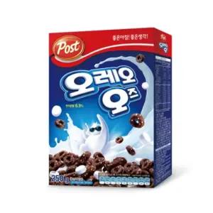 포스트 오레오 오즈 250gx1개/식품/봉지과자/어린이간식/디저트/식사대용/아침시리얼/어린이/간식/그래놀라
