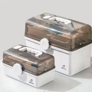 가정용 구급상자 3단 구급함 약상자 약보관함 중형/약통/휴대용/응급/키트/정리함/구급/가방/구급약/상자