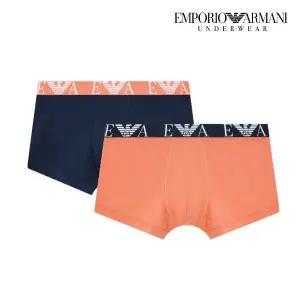 [롯데백화점]엠포리오아르마니 [선물포장]볼드모노그램 코튼 드로즈세트 (0815112302-305)