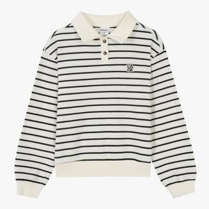 [유솔] 여아 와플지 ST 카라 맨투맨 ULMA25152