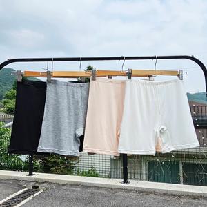 2매세트 L~4XL 빅사이즈 비스코스 스판 3부속바지 말림방지 여성 사각팬티