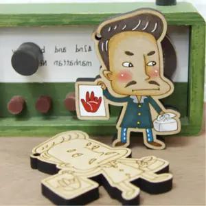 10인세트 독립운동가 광복절만들기 안중근 우드 가방고리 만들기 미술놀이 과학시간