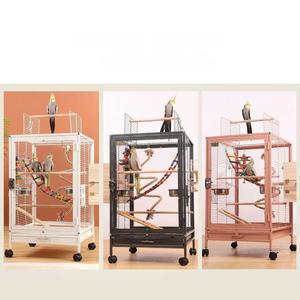 앵무새 새장 대형 놀이터 날림장 스테인리스 횃대 둥지