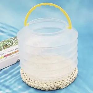 자바라물통 미술 자바라 물통/물감/그림/수채화/학생/수업용/수업/도구/붓통/물감통