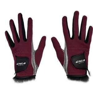 겨울골프양손장갑 겨울골프장갑 퍼 파크골프 남자골프장갑 골프장갑 여성 양손 겨울용 방한 와인 방한골프