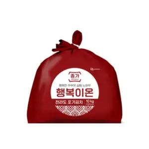 대상 종가 행복이온 전라도 포기김치 10kg