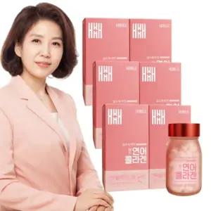 노르웨이산 천연 연어콜라겐 6개(360정) 12개월분 / 엘라스틴 히알루론산 밀크세라마이드 비오틴 함유