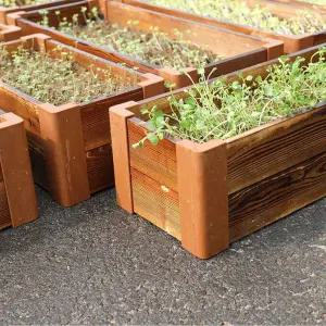 원목 나무 화단 텃밭 플랜트 화분 방부목 상자 발코니 옥상