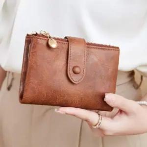 쿨샵 여성 반지갑 심플한월렛 지퍼포인트 패션중지갑